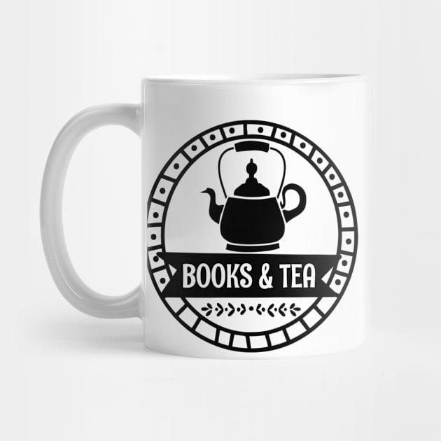 Books & Tea - Gift Idea for Readers and Tea Lovers by TypoSomething